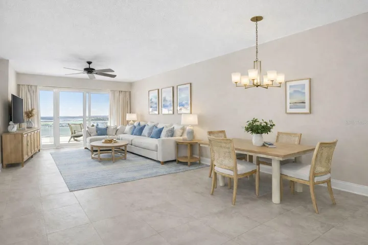 Virtual Staged in Coastal Style Setting