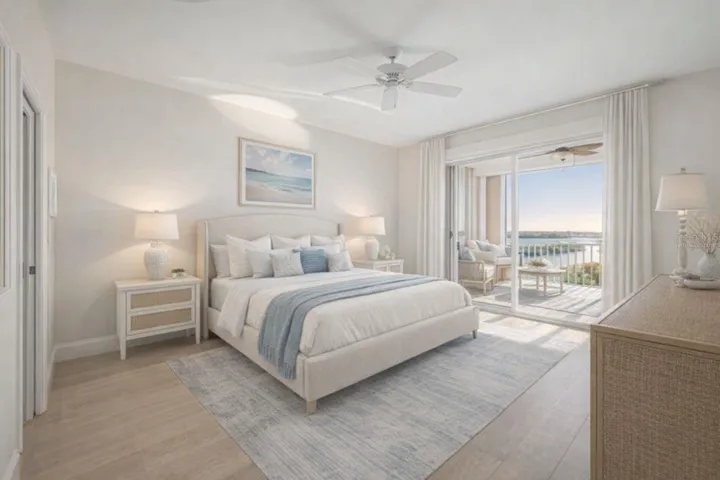 Virtually Staged in Coastal Style Setting