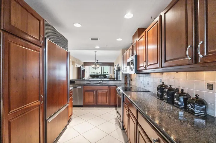 solid wood cabinetry with lots of storage