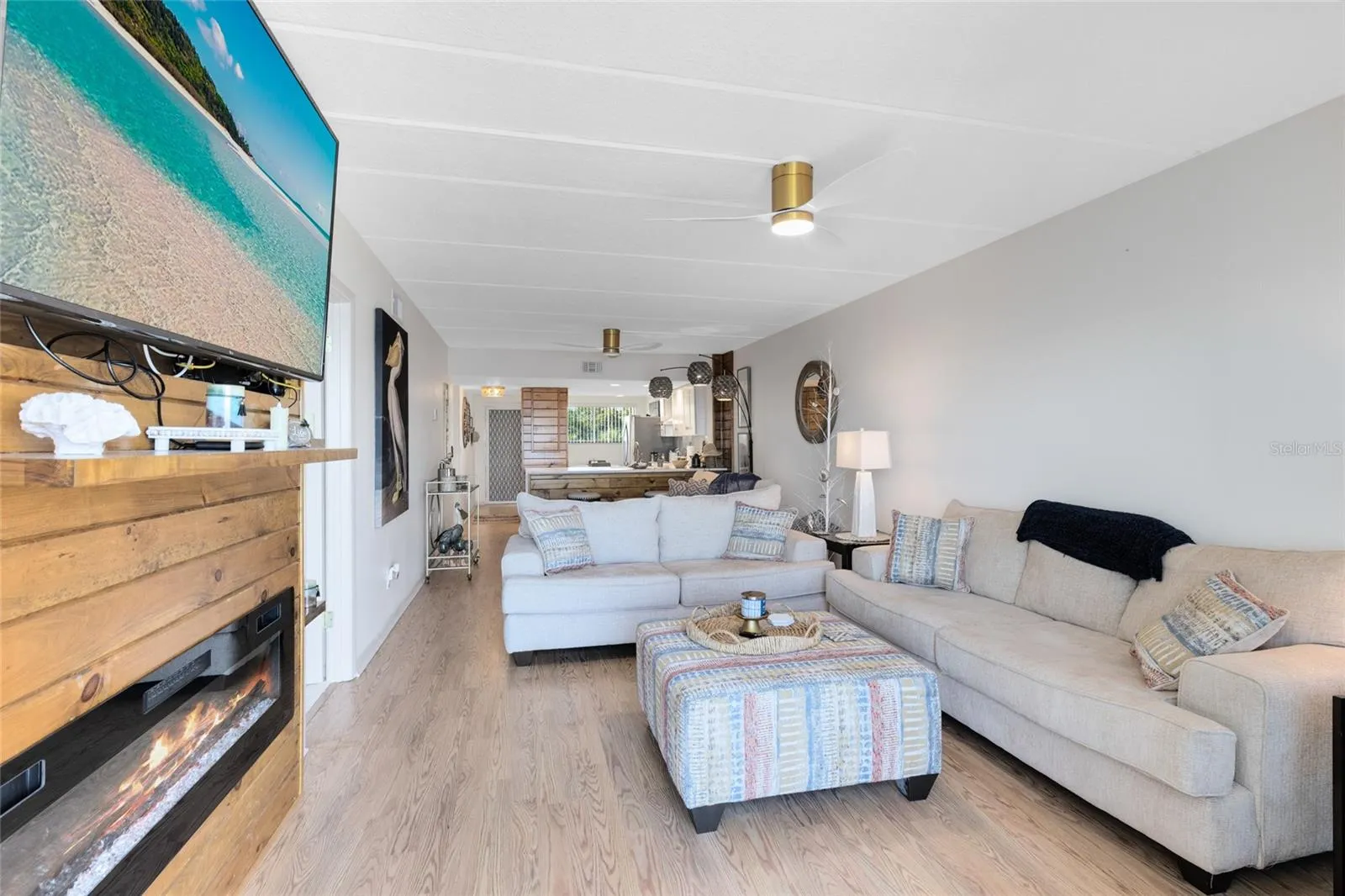 View from Balcony to Living area