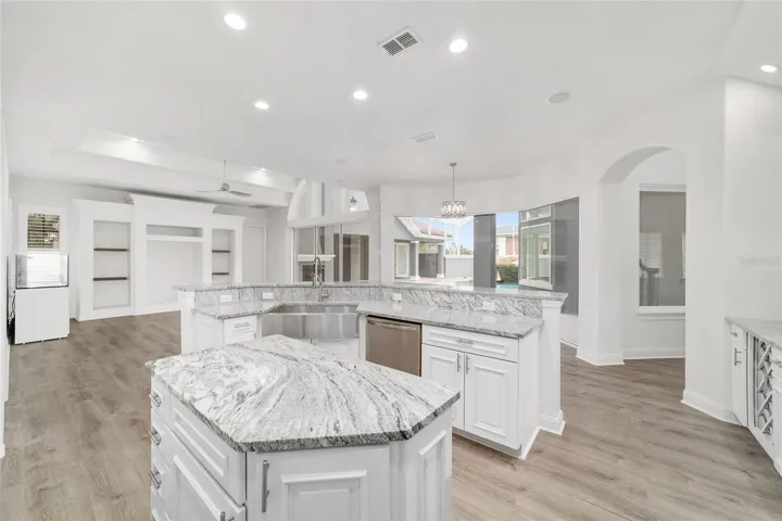 Gourmet Chef's Kitchen with Island Gourmet Chef's Kitchen with Stainless Steel Appliances