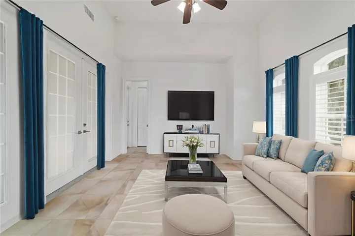 Virtually Staged - Pool House / Office / In-Law Suite