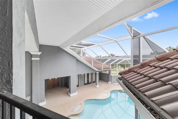 Upper Level Private Balcony off of Bedroom #3