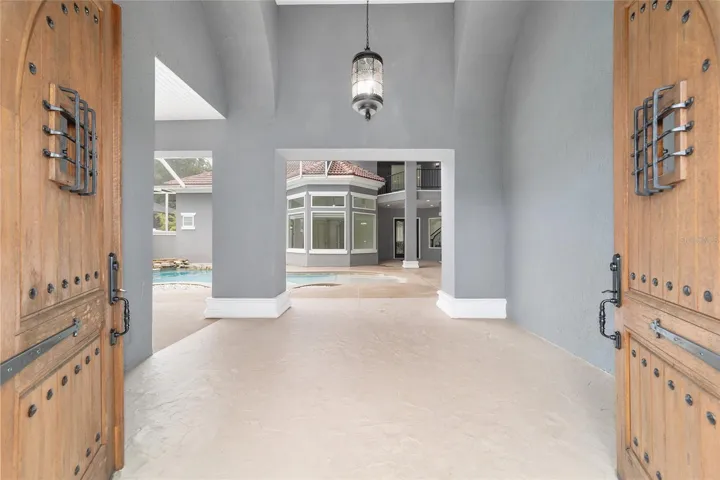 Foyer Entrance to Private Courtyard and Pool