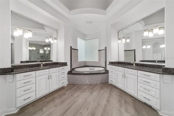 Main Level Primary Bedroom Ensuite with Jetted Tub