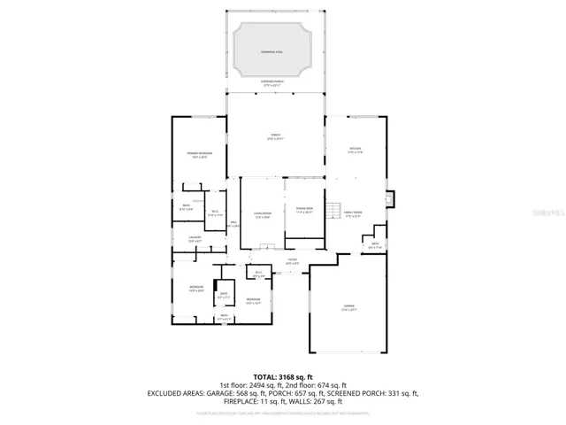Large living space for your indoor and outdoor pleasure