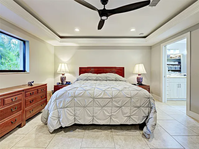 The primary bedroom has an ensuite bathroom and walk-in closet.