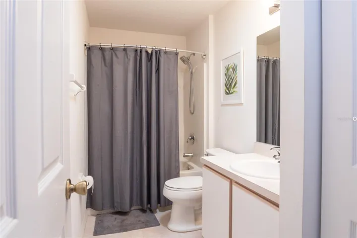 Guest Bath, shower & tub combination