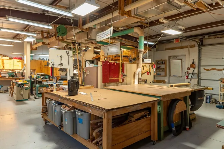 Woodworking shop