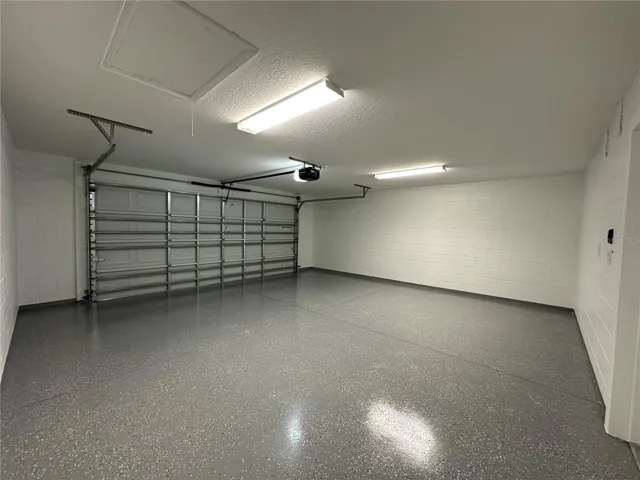 2-Car Garage w/Epoxy Floors.