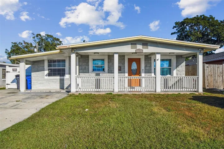 Daytime Front exterior (main home)