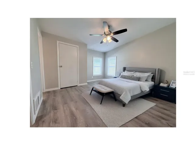 Virtually Staged Primary Bedroom
