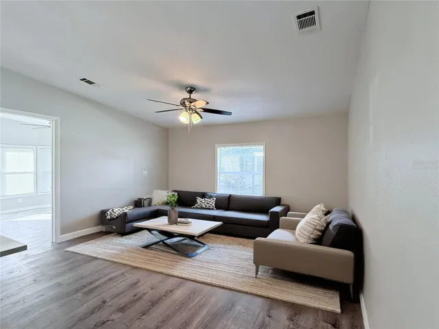 Virtually Staged Living Room