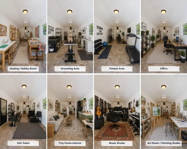 12x24 Room Virtually Staged For Ideas