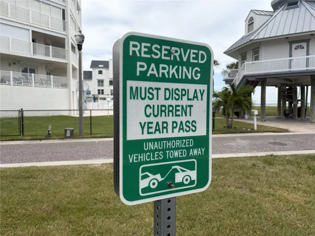 Private Parking with Beach Access with optional dues