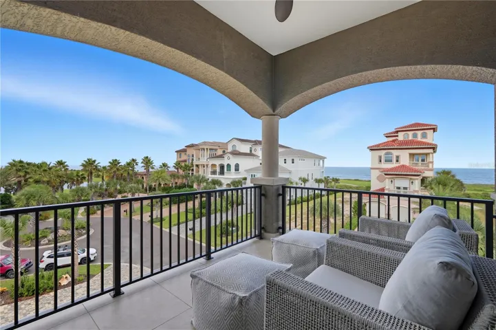 Master bedroom balcony