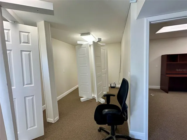 Lobby area to the left as you walk in