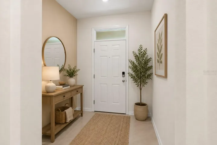 Virtually Staged Foyer