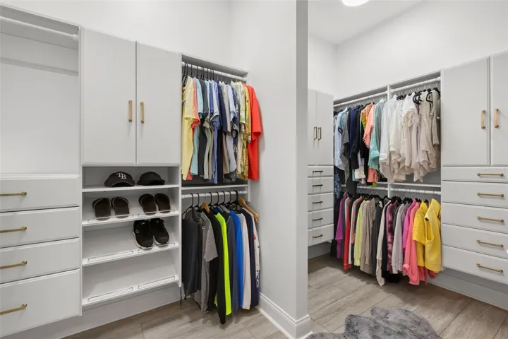 Owner's Suite built in closets.