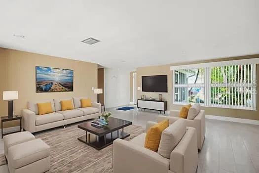 Living Room/Virtually Staged