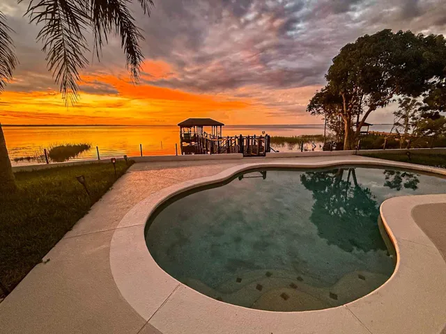 Pool at Sunset