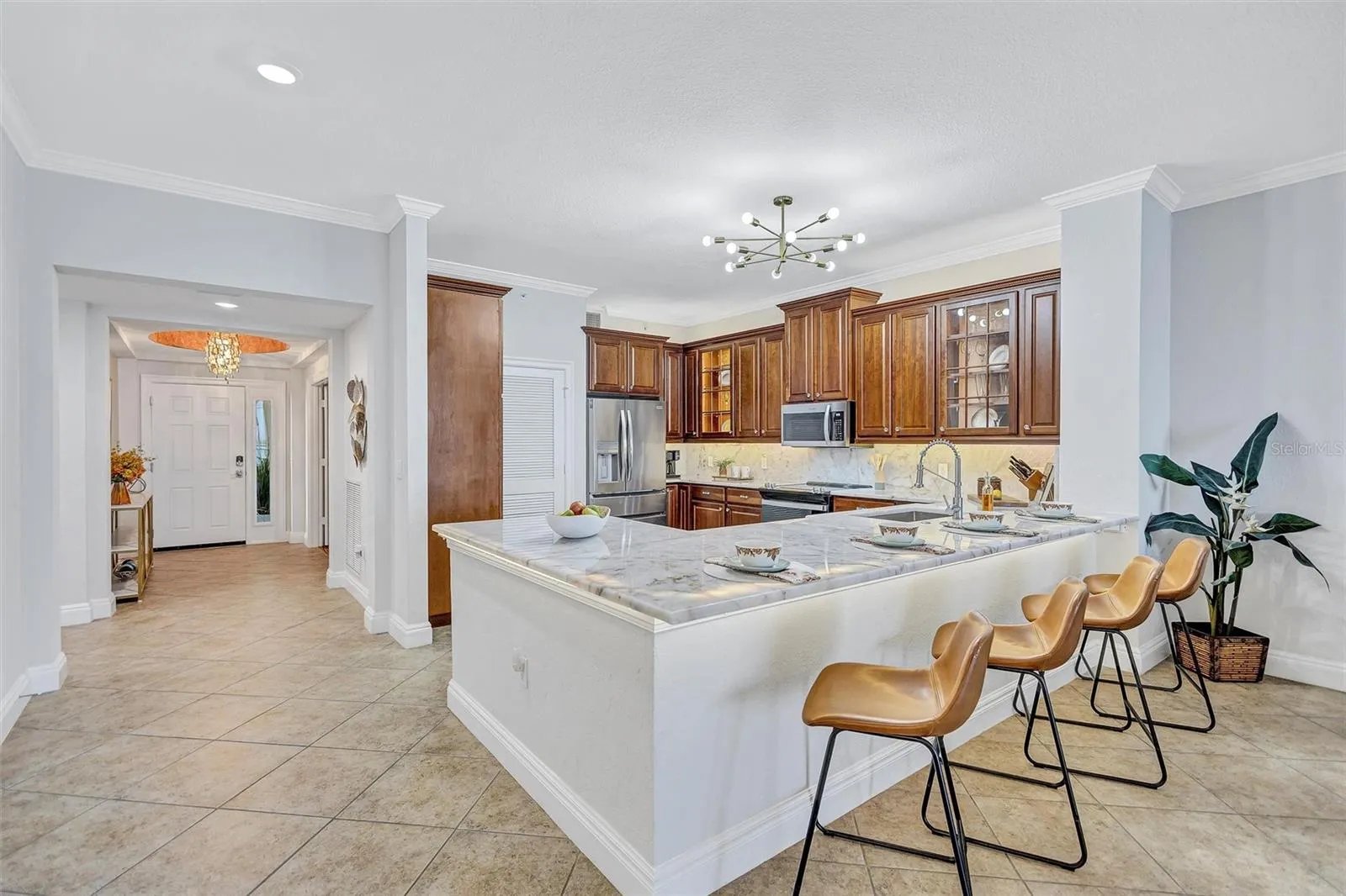 Kitchen with Light up Counters