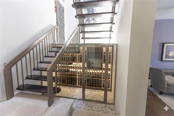 Wine cellar mockup - virtually generated with AI