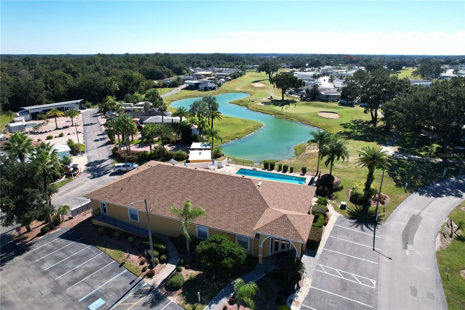 Regal Pointe Clubhouse &amp; View of the pond on the golf course