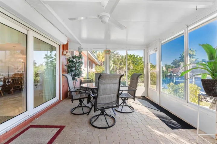 Roll down shutters for patio doors