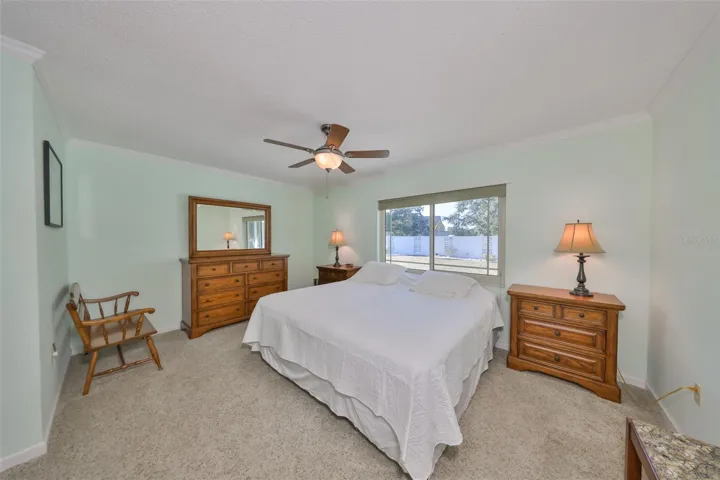 MAIN BEDROOM WITH PLENTY OF ROOM FOR A KING BED