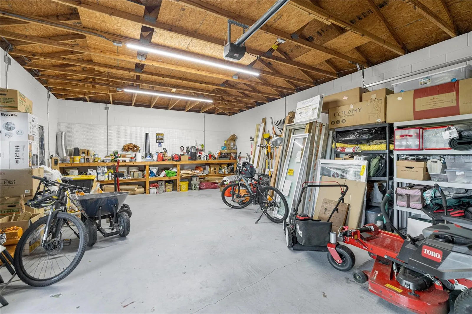 INSIDE WORKSHOP/GARAGE