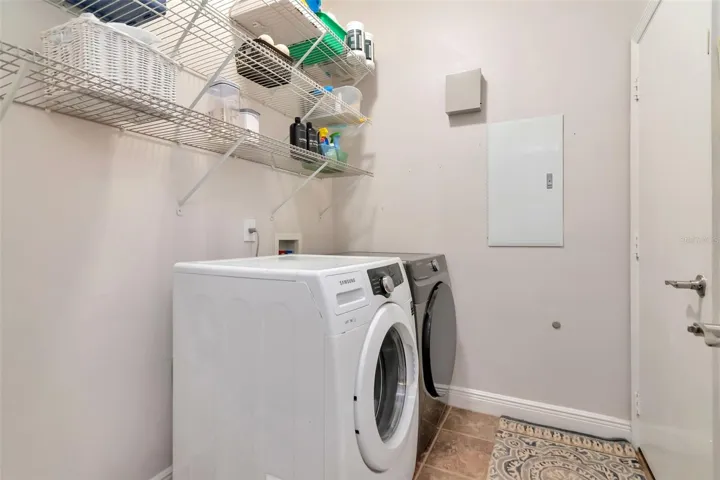 Laundry with Shelving