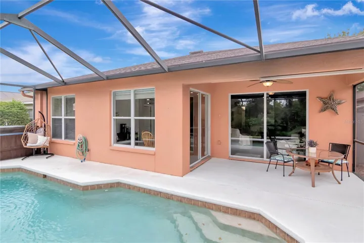 Patio and pool
