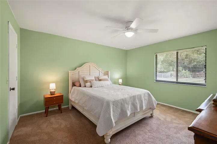 Primary bedroom has a walk-in closet