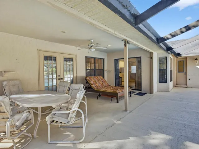Covered lanai
