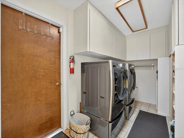 Inside laundry room