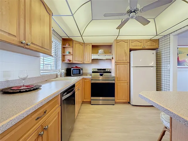 View of your spacious kitchen.  Lots of countertop space and cabinets.