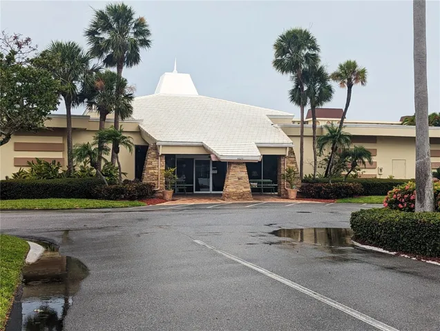 Front of the clubhouse at Sea Towers - the clubhouse is being renovated and should be ready by the 1st of the year.