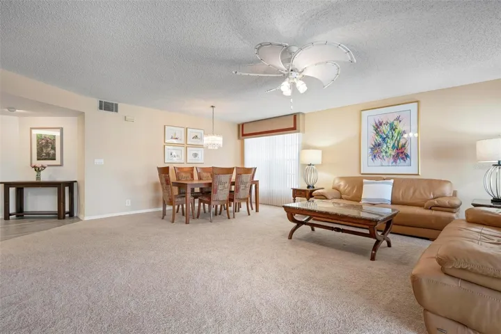 Living room, dining room