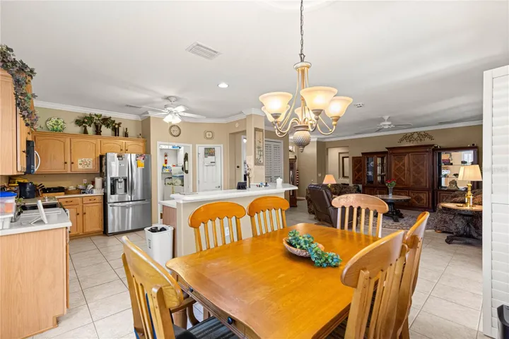 FORMAL EAT IN SPACE FROM OPEN CONCEPT KITCHEN