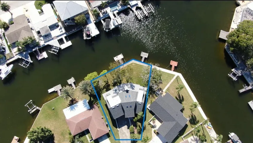 Aerial with lot lines