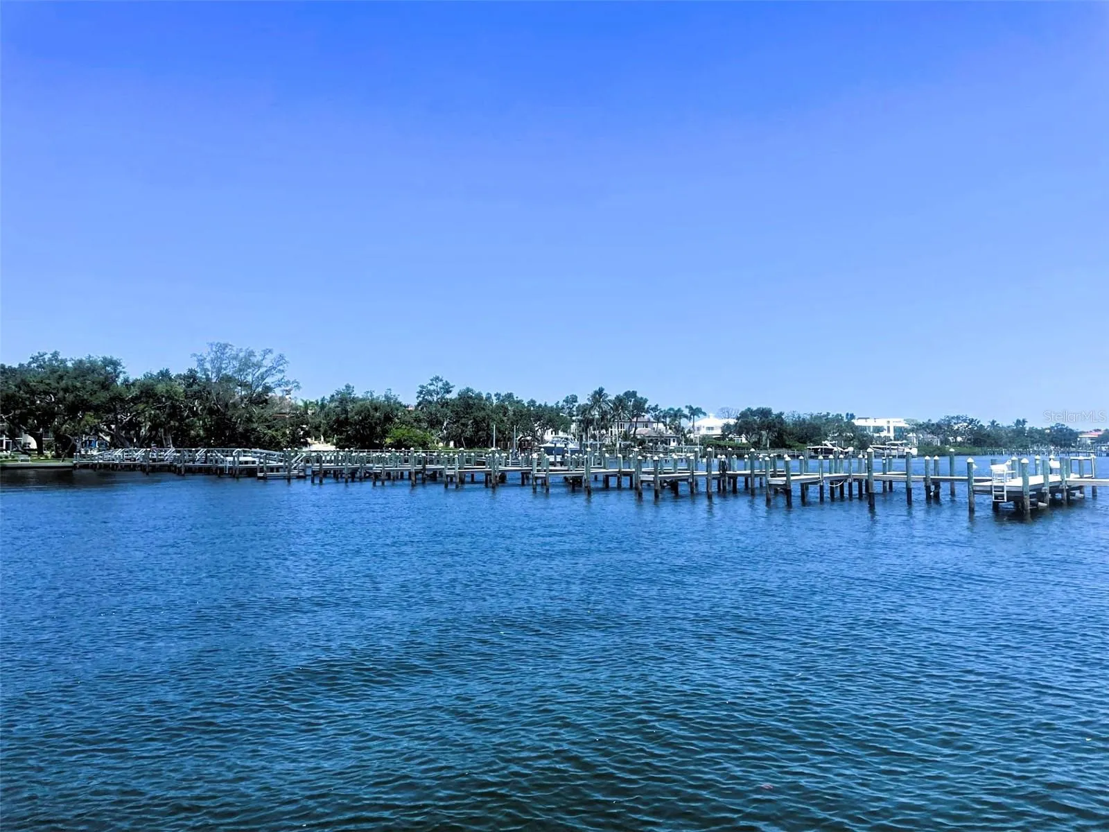 One of two expansive & private bay side docks. (north)