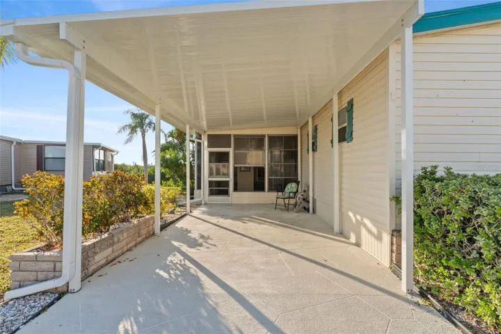 Carport area