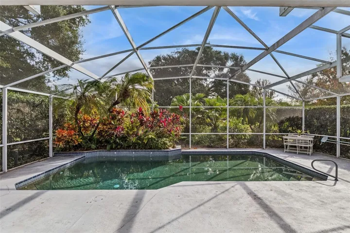 Custom pool with Pebble Finish