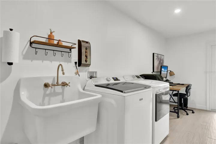 Laundry and Computer Desk