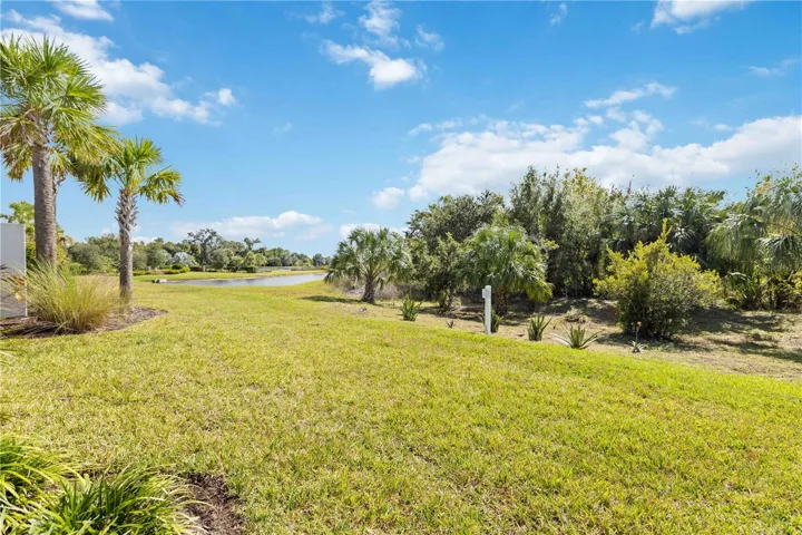 Backyard view of Preserve and Pond