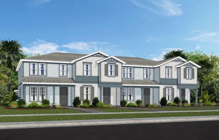 Exterior Design. Artistic rendering for this new construction home. Pictures are for illustrative purposes only. Elevations, colors and options may vary.