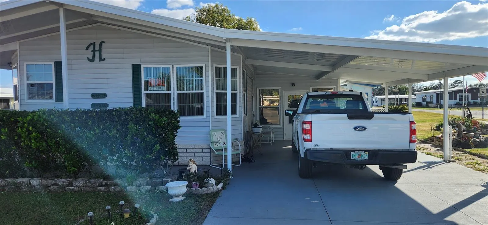 Front double carport