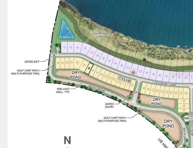 Lochside - Site Map