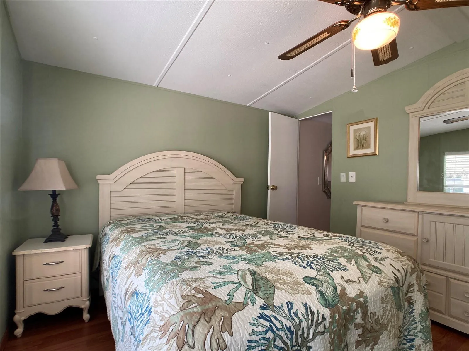 Bedroom #2 at the front of the home